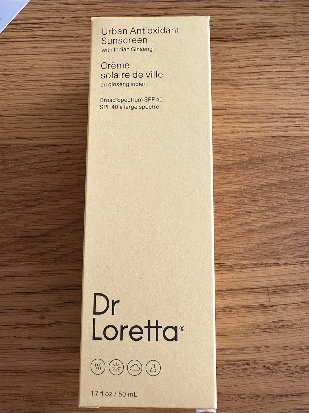 Dr Loretta Urban Antioxidant Sunscreen NIB